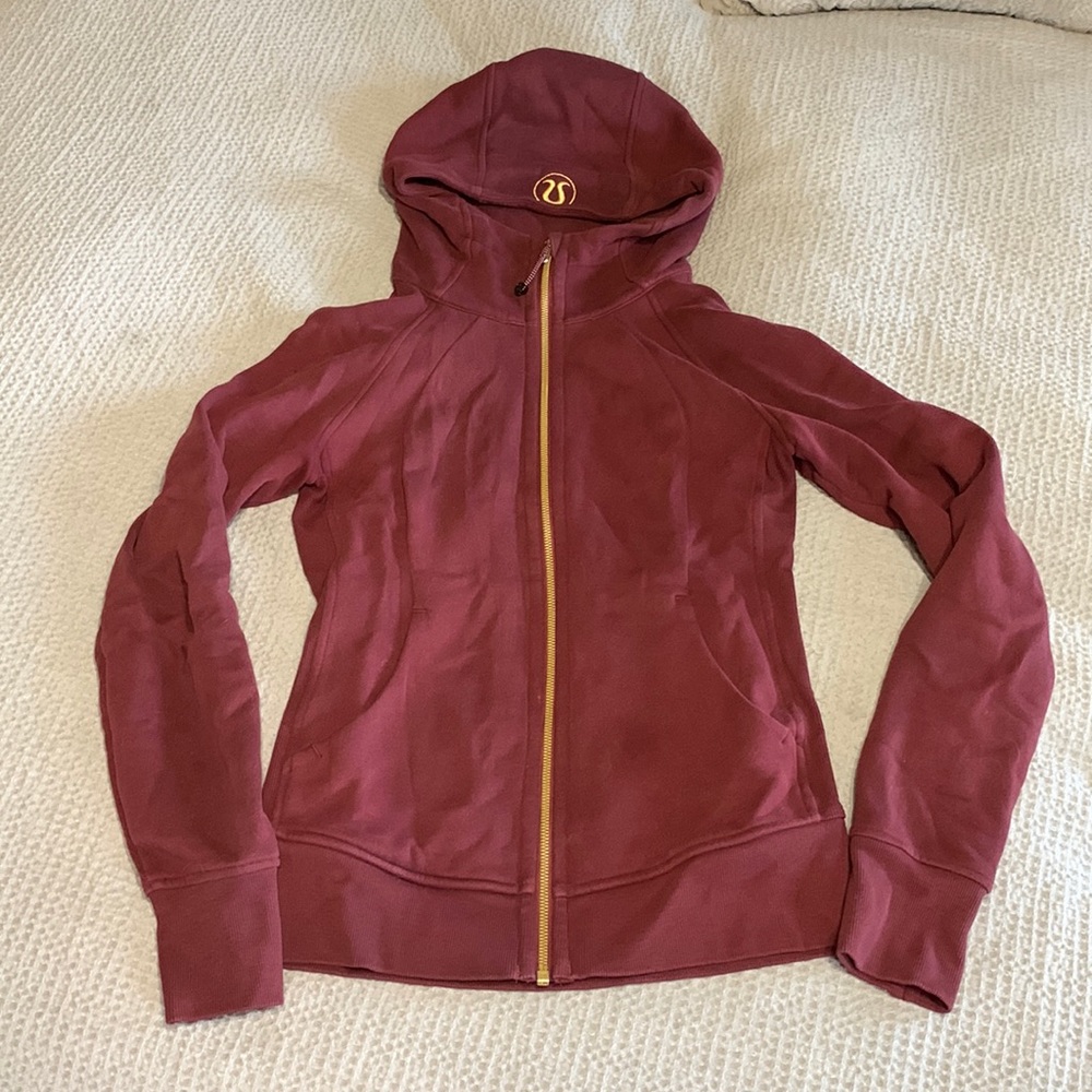 Lululemon full zip scuba. Size 6